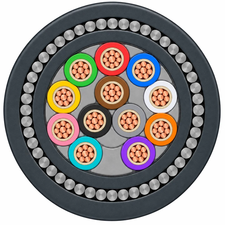 MGT fire-resistant control cable — BS 7846 — product illustration
