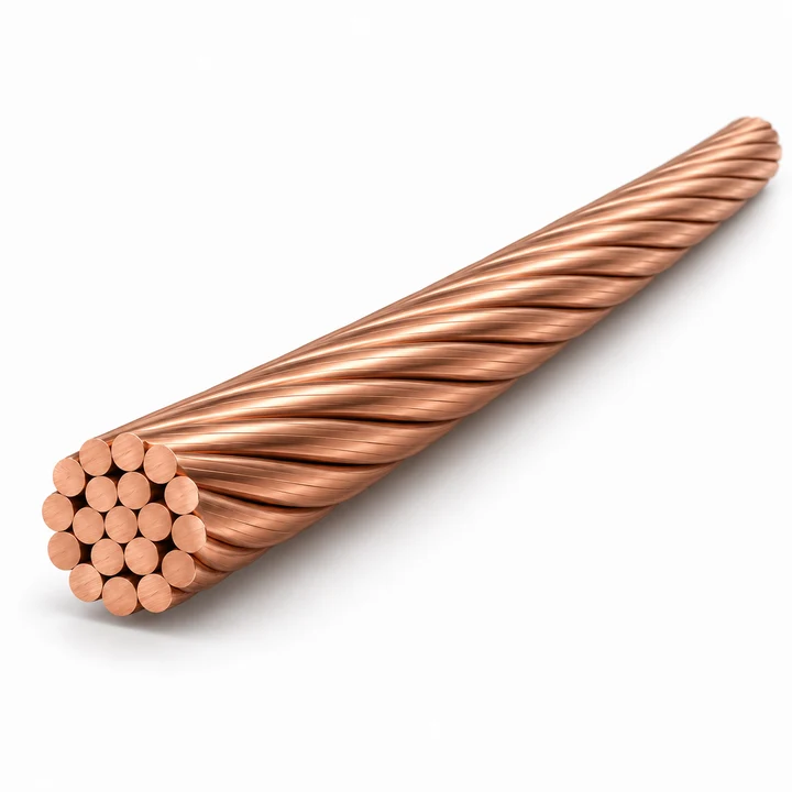 Hard-Drawn Bare Copper Conductor—HDBC — product illustration
