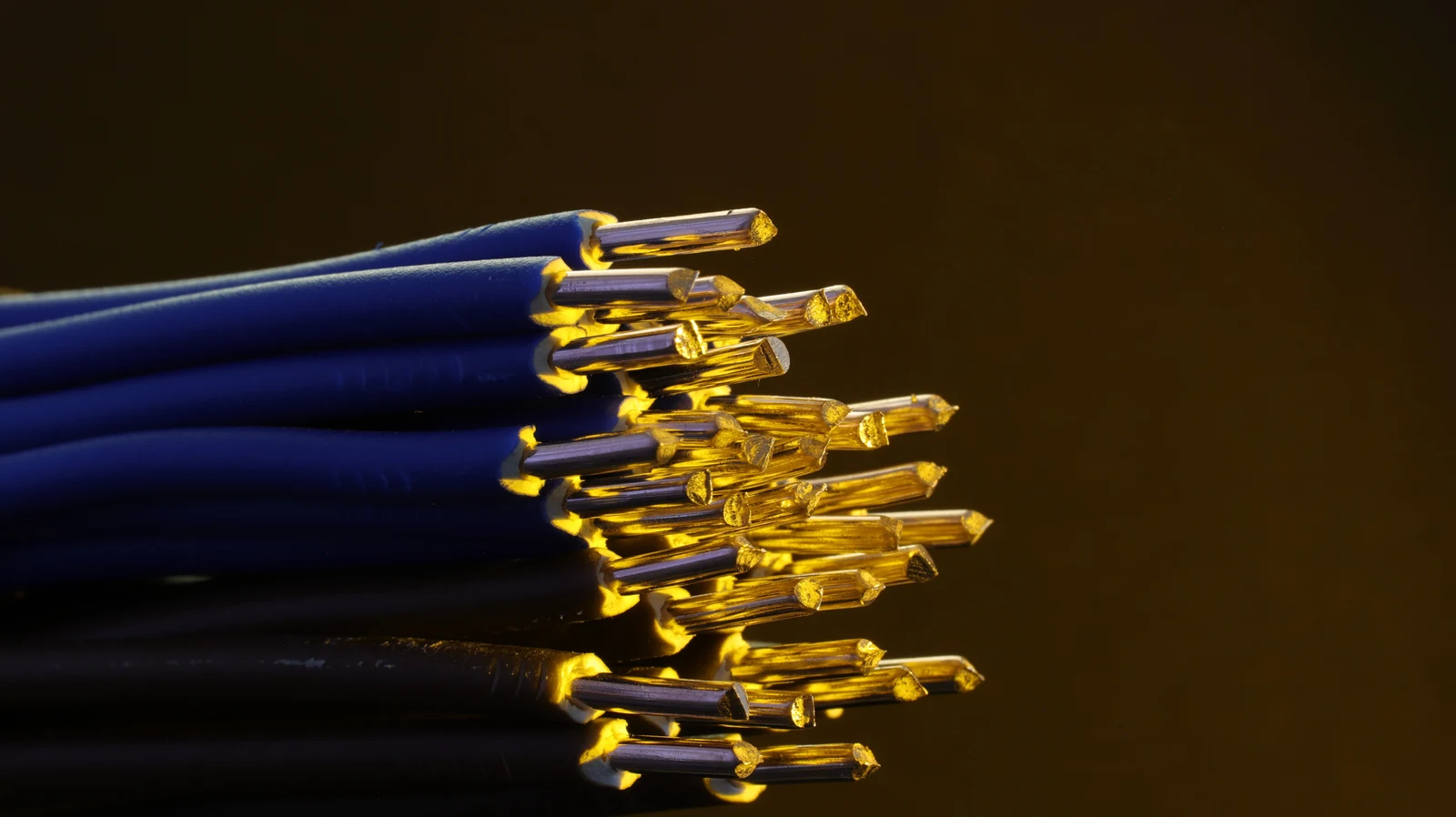 Insulated cables with exposed metal conductors