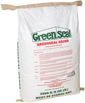 Cementitious waterproofing material for concrete structures